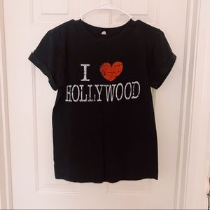 i love hollywood t-shirt